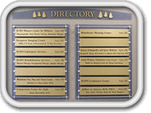 Interior Signage Directory